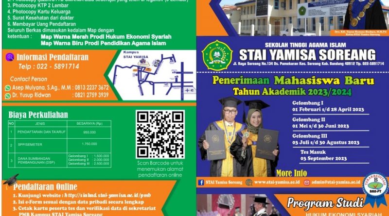 STAI Yamisa Soreang Kembali Menerima Mahasiswa Baru Tahun Akademik 2023-2024
